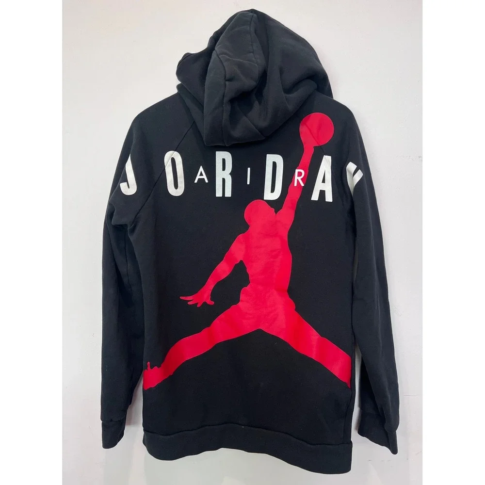 Air‎ Jordan Hoodie Mens Black Jumpman Hoody Logo Full Zip Sweatshirt Small
